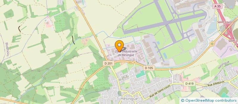 localisation de l'entreprise SCI RESIAC  HESINGUE