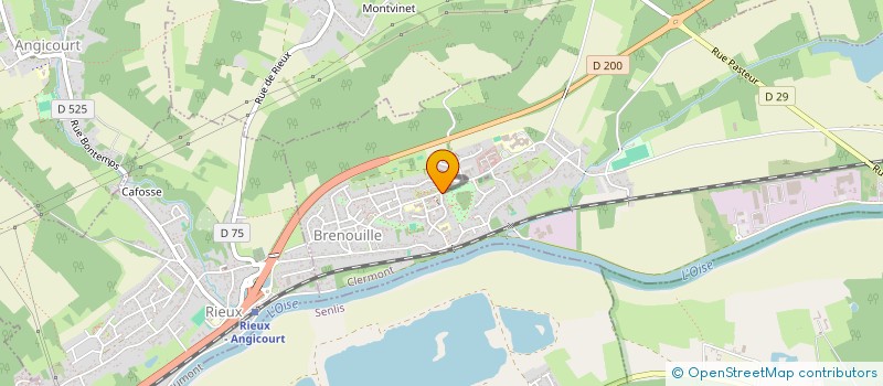 localisation de l'entreprise SCI RESID'AP  BRENOUILLE