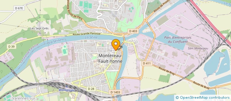 localisation de l'entreprise SCI RESID'ART à MONTEREAU-FAULT-YONNE