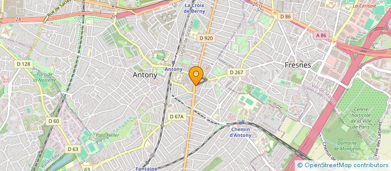 localisation de l'entreprise SCI RESID CURIE REP PAR SARL    TOLEDO à ANTONY