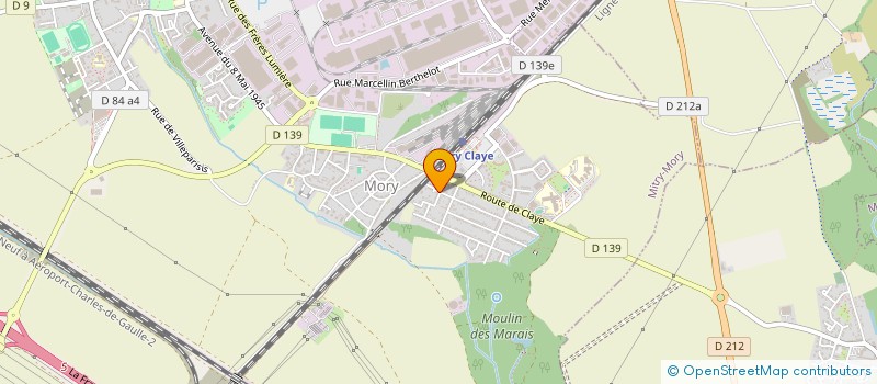 localisation de l'entreprise SCI RESID'HOME  MITRY-MORY