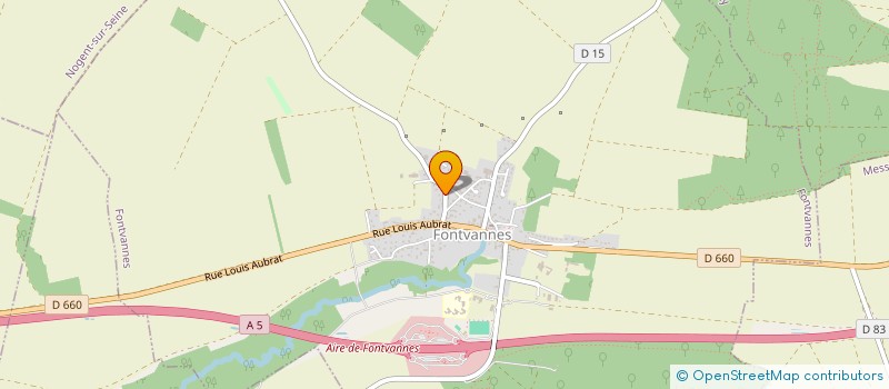 localisation de l'entreprise SCI RESID'OTHE  FONTVANNES