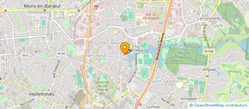 localisation de l'entreprise SCI RESIDENCE 17 BIS RUE DU PILLY à VILLENEUVE-D'ASCQ