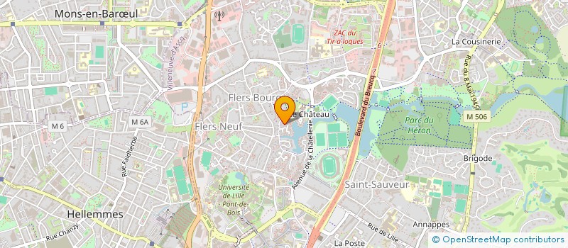 localisation de l'entreprise SCI RESIDENCE 33 R DES EAUX à VILLENEUVE-D'ASCQ