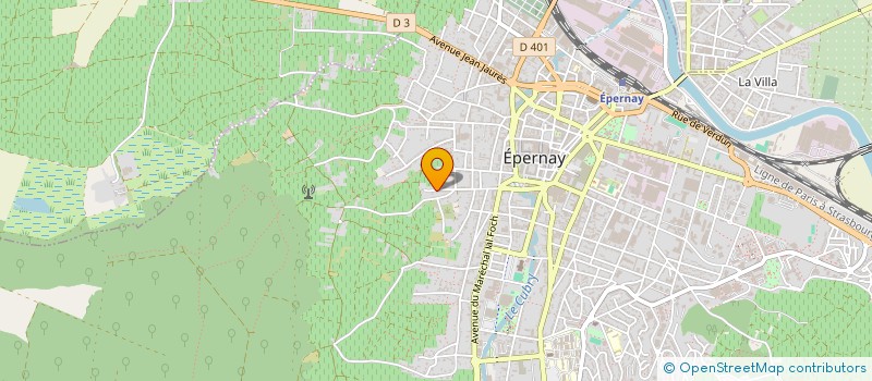 localisation de l'entreprise SCI RESIDENCE A MAMAIN  EPERNAY