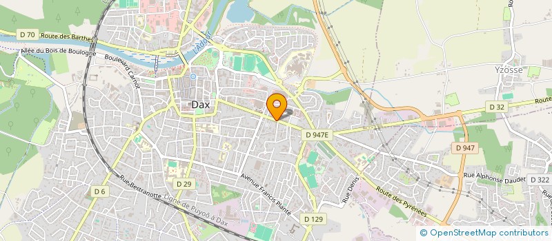 localisation de l'entreprise SCI RESIDENCE AGENA  DAX