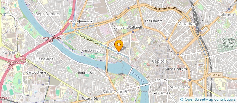 localisation de l'entreprise SCI RESIDENCE ALARIC à TOULOUSE