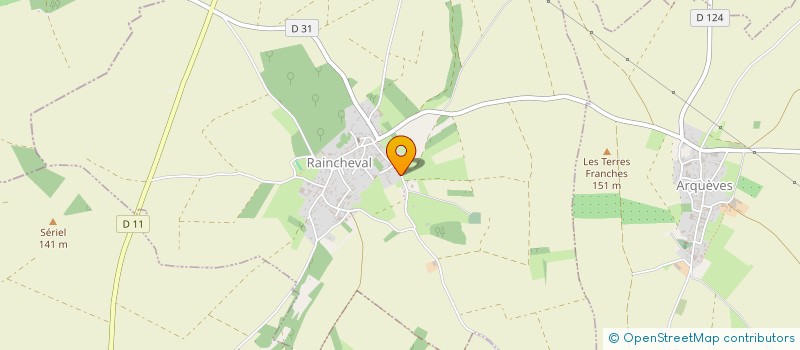 localisation de l'entreprise SCI RESIDENCE ALEXANDRE  RAINCHEVAL