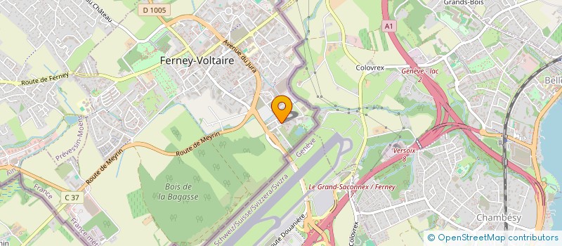 localisation de l'entreprise SCI RESIDENCE APOLLON à FERNEY-VOLTAIRE