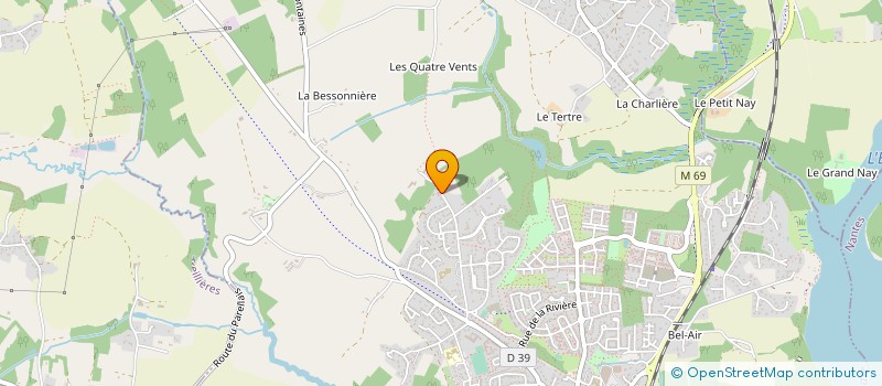 localisation de l'entreprise SCI RESIDENCE ATALANTE  LA CHAPELLE-SUR-ERDRE