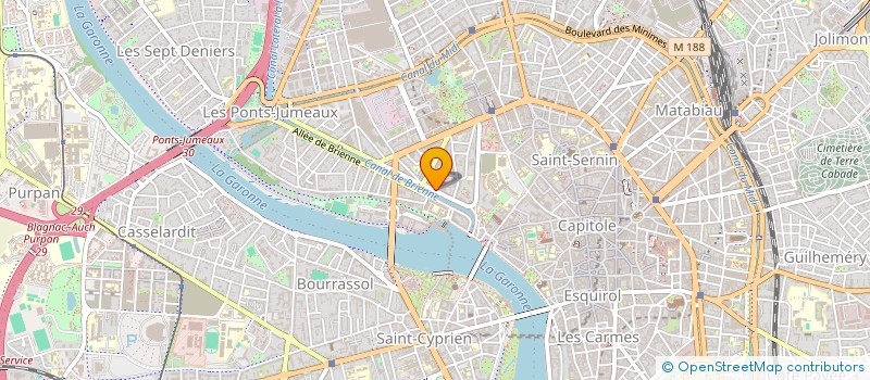 localisation de l'entreprise SCI RESIDENCE ATHENA à TOULOUSE