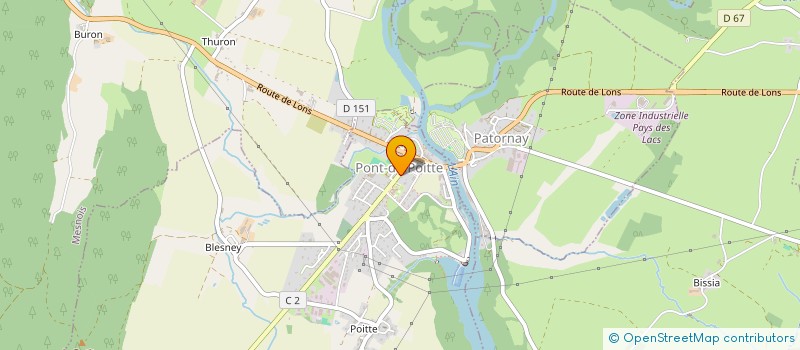 localisation de l'entreprise SCI RESIDENCE AU VILLAGE  PONT-DE-POITTE