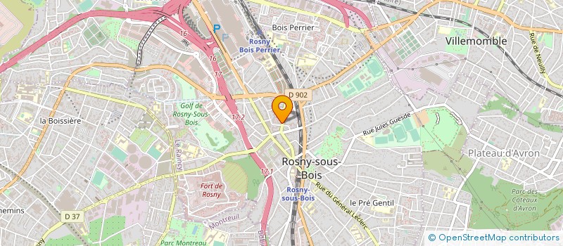 localisation de l'entreprise SCI RESIDENCE AZOULAY à ROSNY-SOUS-BOIS