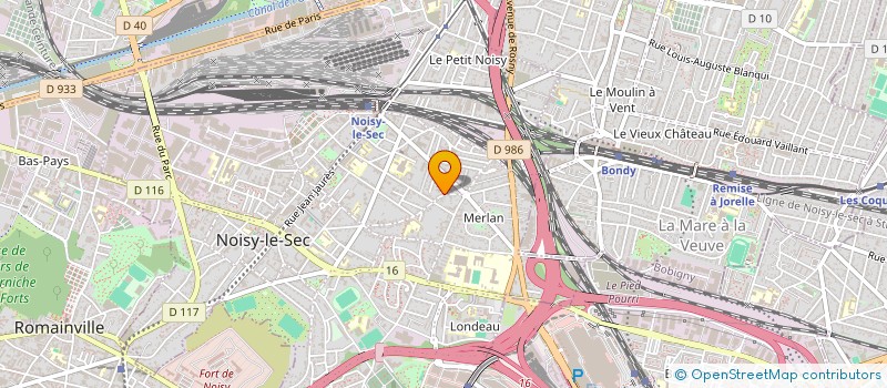localisation de l'entreprise SCI RESIDENCE BALZAC à NOISY-LE-SEC