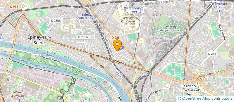 localisation de l'entreprise SCI RESIDENCE BEAU SITE AMELOT à EPINAY-SUR-SEINE