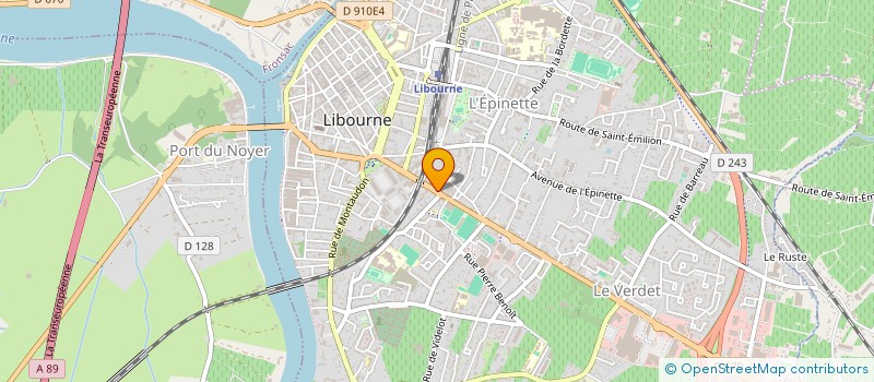 localisation de l'entreprise SCI RESIDENCE BEAUSEJOUR  LIBOURNE