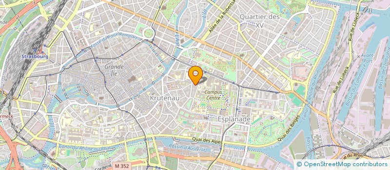 localisation de l'entreprise SCI RESIDENCE BRUCHE IV  STRASBOURG