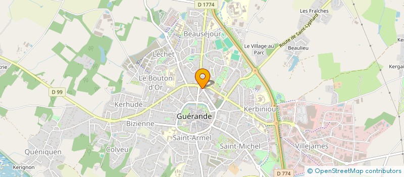 localisation de l'entreprise SCI RESIDENCE CELTIC  LA BAULE-ESCOUBLAC