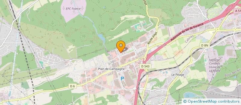 localisation de l'entreprise SCI RESIDENCE CESAR  CABRIES