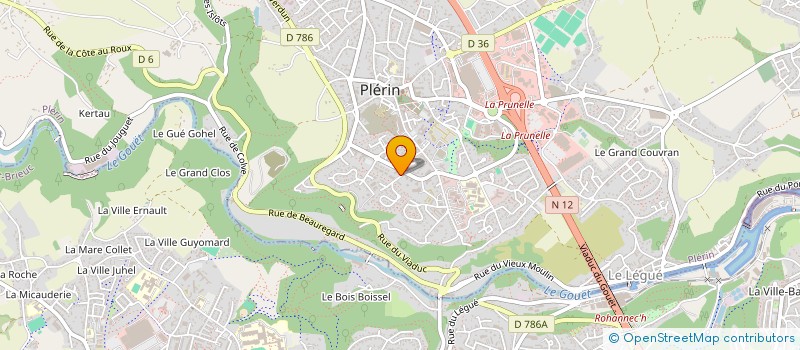 localisation de l'entreprise SCI RESIDENCE COLBERT  PLERIN