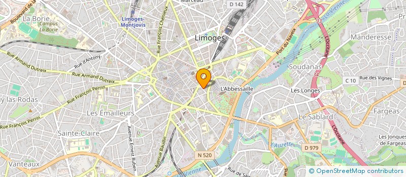 localisation de l'entreprise SCI RESIDENCE D'ANTONY à LIMOGES