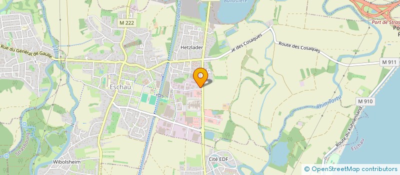 localisation de l'entreprise SCI  RESIDENCE D'ESCOVIE  ESCHAU