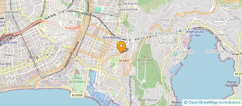 localisation de l'entreprise SCI RESIDENCE DE 2 ROIS à NICE
