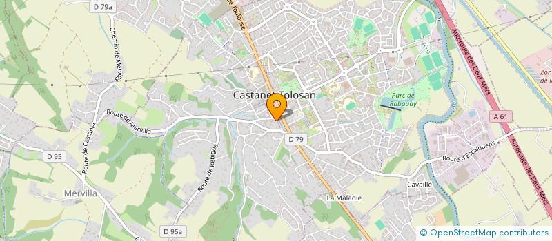 localisation de l'entreprise SCI RESIDENCE DE FLORE à CASTANET-TOLOSAN