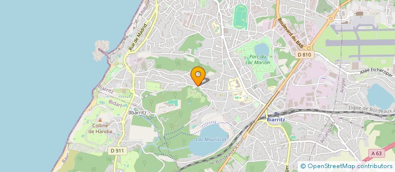 localisation de l'entreprise SCI RESIDENCE DE L'OPERNE à BIARRITZ