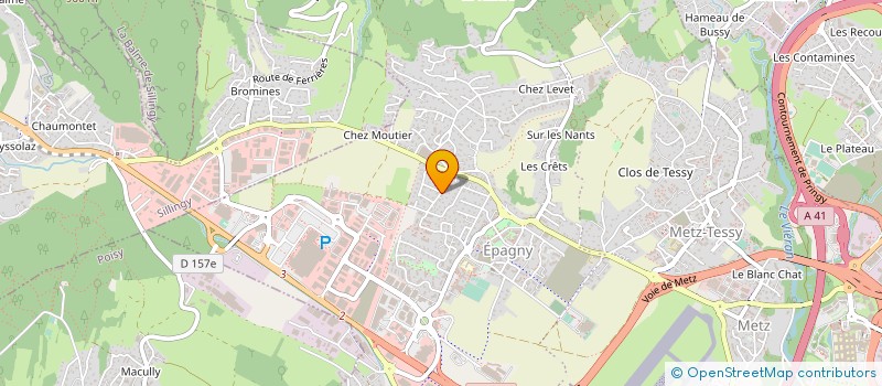 localisation de l'entreprise SCI RESIDENCE DE LA COLLINE à EPAGNY METZ-TESSY