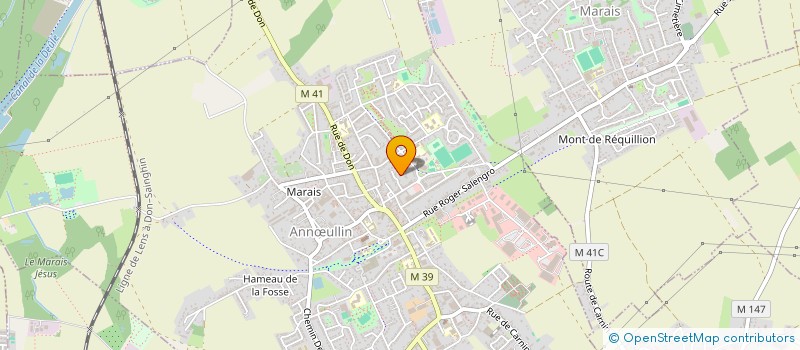 localisation de l'entreprise SCI RESIDENCE DE LA FRANCE  ANNULLIN