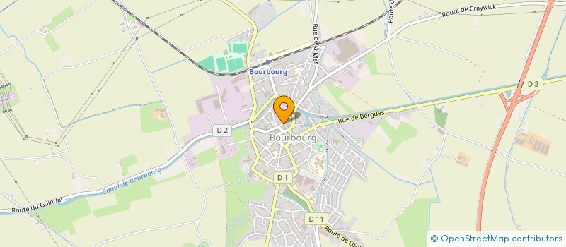 localisation de l'entreprise SCI RESIDENCE DE LA LAQUETTE  BOURBOURG