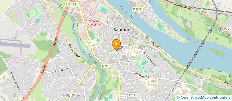 localisation de l'entreprise SCI RESIDENCE DE LA LOIRE à SAUMUR