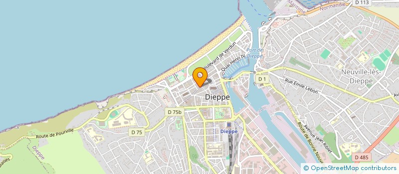 localisation de l'entreprise SCI RESIDENCE DE LA TOUR AUX CRABES  DIEPPE