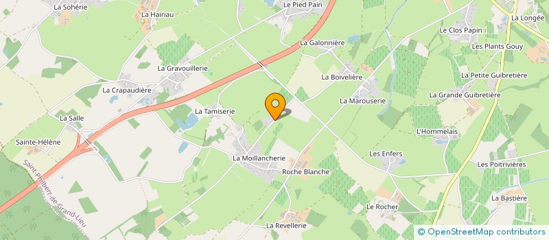 localisation de l'entreprise SCI RESIDENCE DE LA VERSENNE  SAINT-PHILBERT-DE-GRAND-LIEU