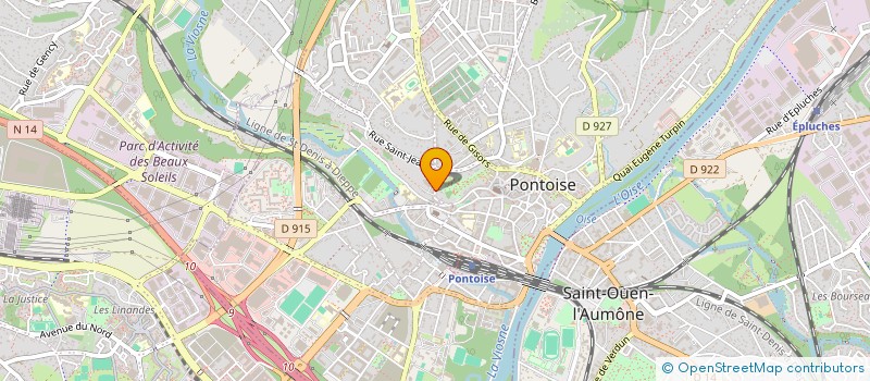 localisation de l'entreprise SCI RESIDENCE DE RIEUX à PONTOISE