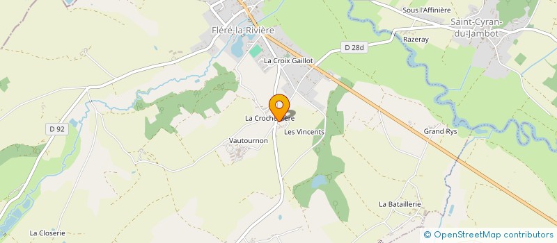 localisation de l'entreprise SCI RESIDENCE DES ARENES à CLION