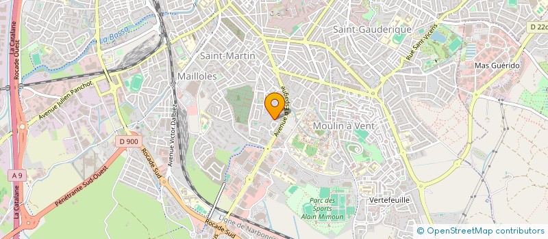 localisation de l'entreprise SCI RESIDENCE DES ARENES  PERPIGNAN