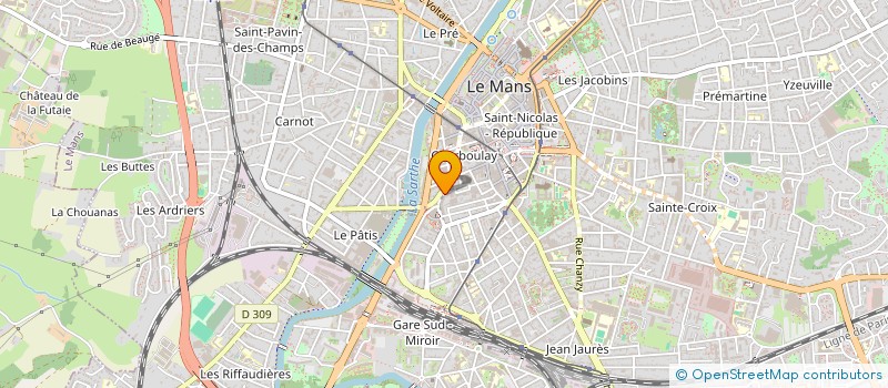 localisation de l'entreprise SCI RESIDENCE DES BALSAMINES à LE MANS