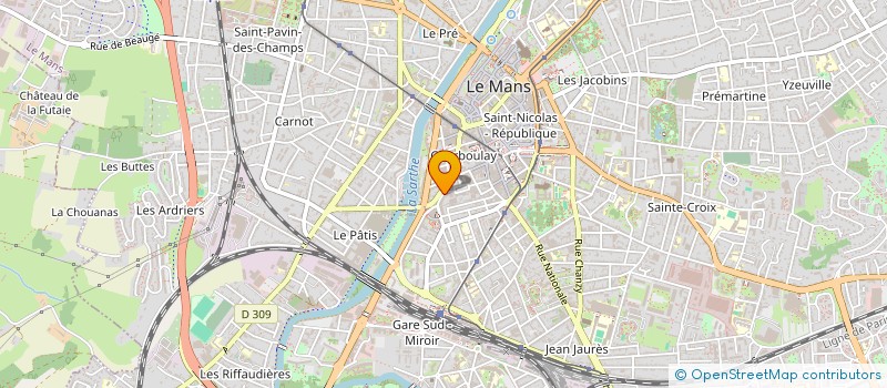 localisation de l'entreprise SCI RESIDENCE DES BOIS à LE MANS