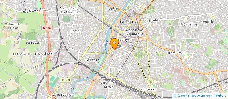 localisation de l'entreprise SCI RESIDENCE DES BOUTONS D'OR à LE MANS