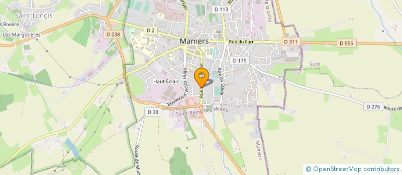 localisation de l'entreprise SCI RESIDENCE DES CAPUCINS à MAMERS
