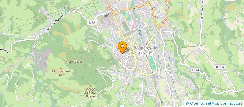 localisation de l'entreprise SCI RESIDENCE DES JARDINS 2  BAGNERES-DE-BIGORRE