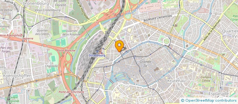 localisation de l'entreprise SCI RESIDENCE DES MARECHAUX à STRASBOURG