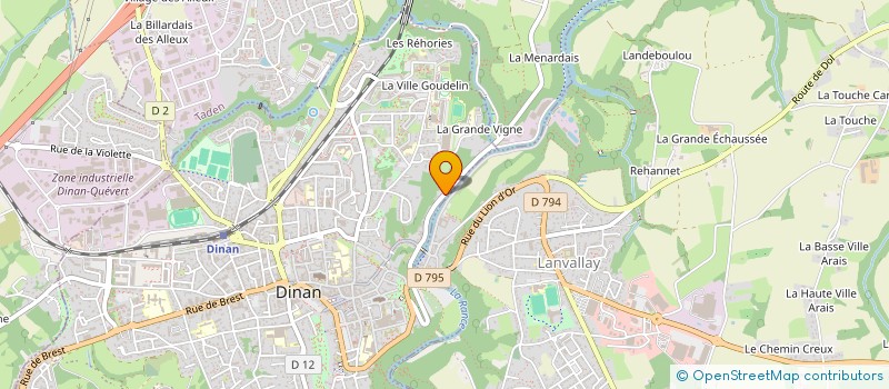 localisation de l'entreprise SCI RESIDENCE DES PETITS FOSSES  DINAN