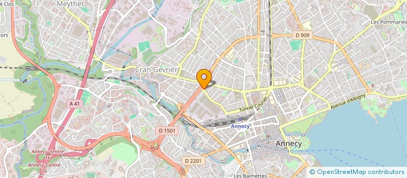 localisation de l'entreprise SCI RESIDENCE DES ROMAINS à ANNECY