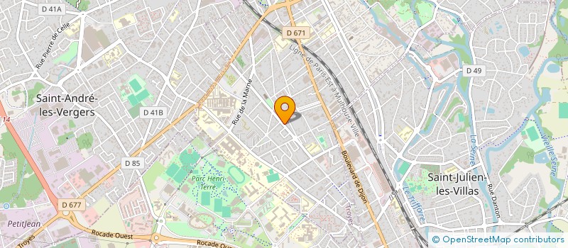 localisation de l'entreprise SCI RESIDENCE DU 1 ER MAI NUMERO 4 à TROYES