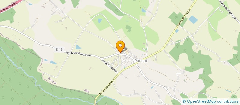 localisation de l'entreprise SCI RESIDENCE DU BEAUSEJOUR  PARISOT