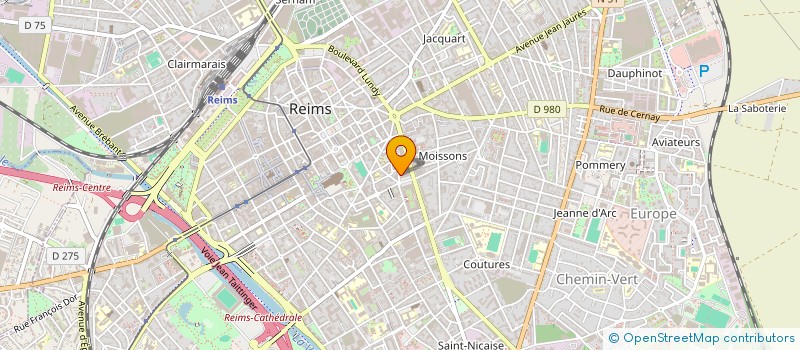 localisation de l'entreprise SCI RESIDENCE DU CHEMIN DES SACRES à REIMS