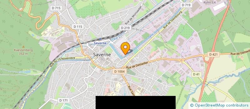 localisation de l'entreprise SCI RESIDENCE DU CYGNE à SAVERNE